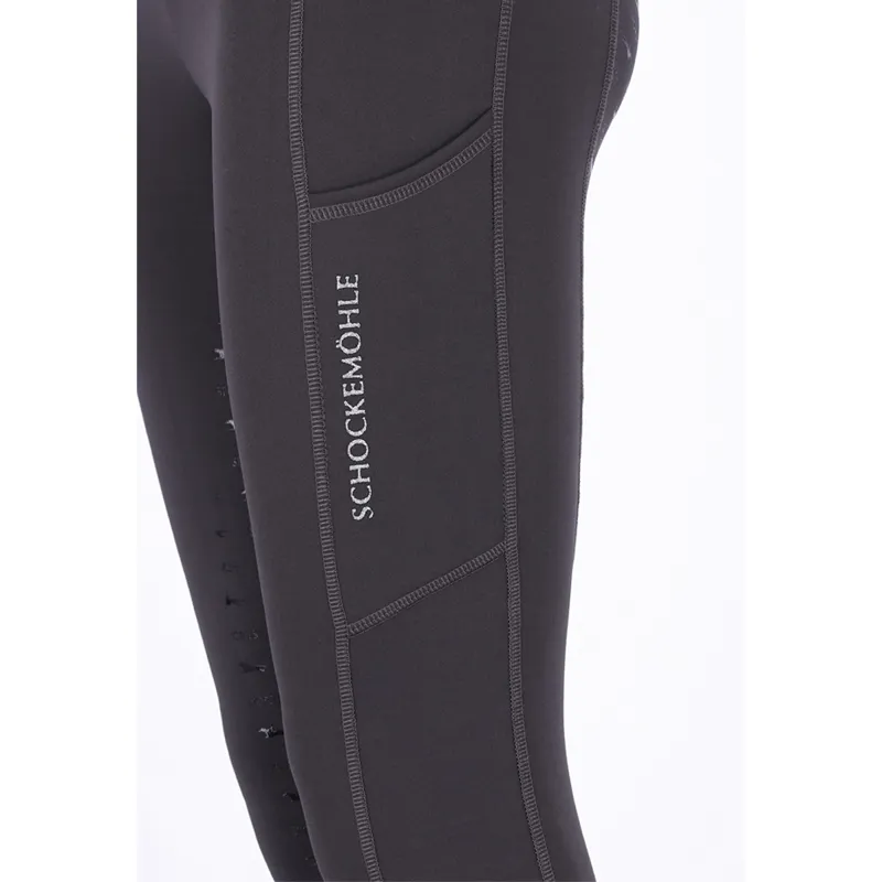 Schockemohle Winter Riding Tights II - Graphite 2-2